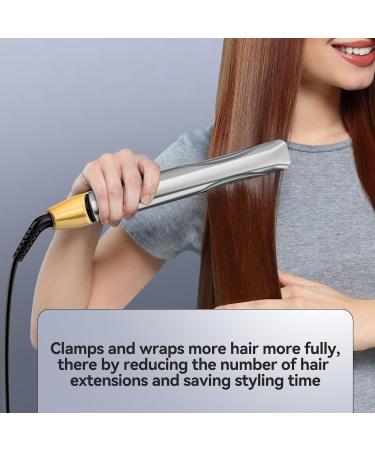 Quico Professional Hair Straightener Flat Iron | 2-in-1 Ceramic Ionic Hair Tool for All Hair Types | Quick Heat Up & Auto Shut Off - Perfect Gift - Buy Online on GoSupps.com