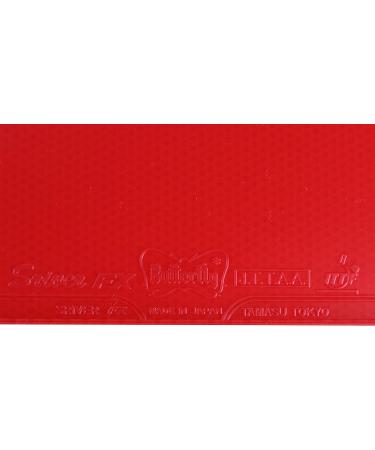Professional Butterfly Sriver FX Table Tennis Rubber - 1.9mm or 2.1mm - Red/Black - 1 Inverted Rubber Sheet - Buy Online on GoSupps.com