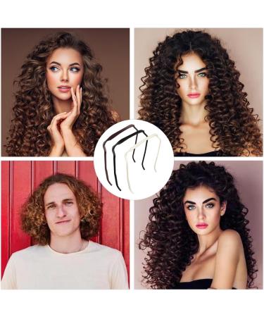  Square Headbands for Women & Men - 3 Piece Invisible Hair Ties for Curly & Thick Hair - Stylish Hair Bands for Sunglasses  - Buy Online on GoSupps.com