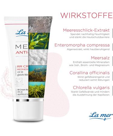 La mer MED+ Anti-Red - Redness Reduction Cream - Conceals Skin Redness - Adapts to Skin Tone - With SPF 30 - For Sensitive and Low-Moisture Skin - 30 ml - Buy Online on GoSupps.com
