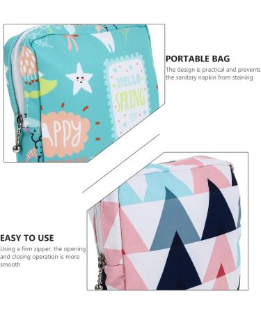Healeeved 20-Piece Napkin-Storage Pouch Set - Travel Organizer for Girls 10-12 | Diaper Bag Cosmetic Bag & Period Essentials - Buy Online on GoSupps.com