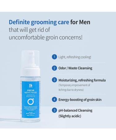 BENTON Fresh Men s Intimate Wash - Hypoallergenic Ball Wash with Cypress & Tea Tree - Prevent Itching & Odor - 5.07 fl. oz - International Shipping Available - Buy Online on GoSupps.com