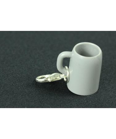 Handmade Oktoberfest Charm Zipper Pull | Miniblings Beer Jug Humps Pendant | Silver-Plated Fashion Jewelry for Bracelets - Buy Online on GoSupps.com
