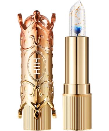  Jildouf Flower Jelly Color-Changing Lipstick | Long-Lasting Nourishing Glossy Lip Balm | Nourishing Color-Changing Temperature Gelatin Lip Balm Lipstick - Buy Online on GoSupps.com