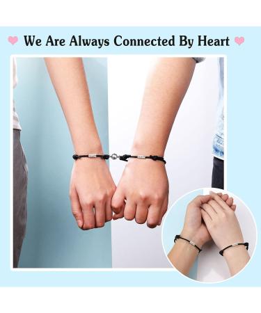 WIPPWER Bracelets Bracelet Jewellery Anklets Couples Matching Relationship Beads Set Jewelry Gifts for Him and Her Boyfriend and Girlfriend Men Women - Buy Online on GoSupps.com