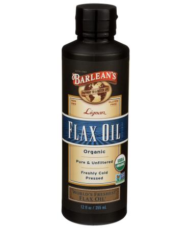 Barlean's Organic Lignan Flax Oil 12 fl oz (355 ml)