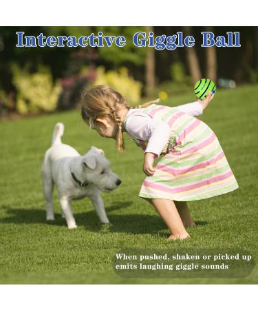 Indestructible Loud Dog Balls | Interactive Dog Toys | Divinggoe Green 3.46 Inch - Buy Online on GoSupps.com
