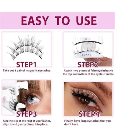 Brillash Magnetic Lash Kit Magnetic Eyelashes Brillash Magnetic Eyelashes with Applicator No Glue Needed Reusable Magnetic Eyelashes Easy to Wear and Remove (Fuller) - Buy Online on GoSupps.com