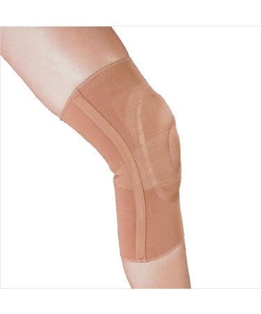 Compression Support Knee Brace with Stays & Visco Patella | XXX-Large Black - Best for Pain Relief & Stability | International Shipping Available - Buy Online on GoSupps.com