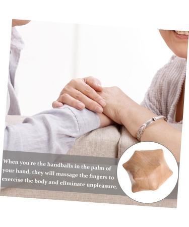 Coheali Wooden Massage Globe Balls - Thai Palm Health Balls for Meditation & Hand Training - Buy Online on GoSupps.com