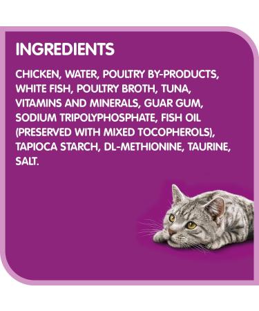 Whiskas Perfect Portions Adult Wet Cat Food Pat - Whitefish and Tuna - 75g (24 Pack) Pat Whitefish & Tuna 75 g (Pack of 24) - Buy Online on GoSupps.com
