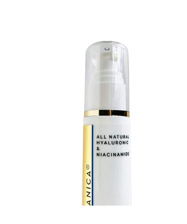 HYALURONIC SHOT Anti-aging Face Lifting Firming Serum 1.7oz All Natural Organic Vegan+Advanced Science Hyaluronic Acid Niacinimade Plump Tighten Hydrate Smooth wrinkles-NO ALCOHOL