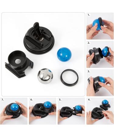 Wall Massage Ball - Anggrek Manual Double Suction 360 Muscle Massage Device for Trigger Point Relief - Buy Online on GoSupps.com
