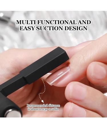5 In 1 Cat Eye Nail Magnet Tools Multi-Function Magnetic Cat Magnetic Nail Polish Magnet Wand Strong Suction Cat Eye Magnet Tool For Cat Eye Gel Polish D I Y Manicure Black - Buy Online on GoSupps.com
