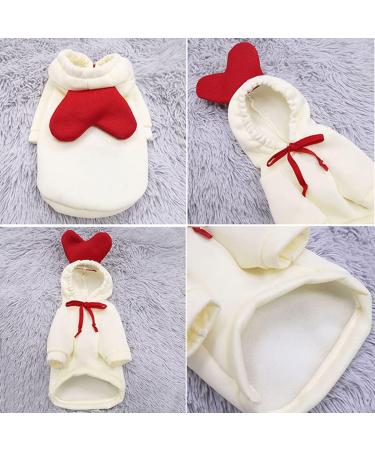 Xiaoyu Warm Pet Dog Hoodies - Autumn Winter Sweatshirt Coat for Puppies - XXL 2XL Blue with Fruit Hood - Buy Online on GoSupps.com
