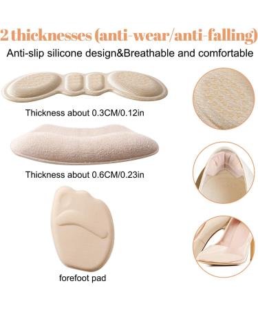 10 Pairs Heel Pads - Comfort Shoe Inserts for Men & Women | Anti-Slip Heel Grips for Loose Shoes & Pain Relief - Buy Online on GoSupps.com