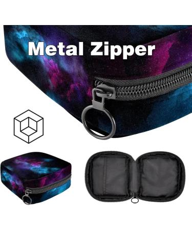Galaxy Universe Menstruation Pad Bag with Zipper | Stylish Women's Napkin & Tampon Collection Bag - Buy Online on GoSupps.com