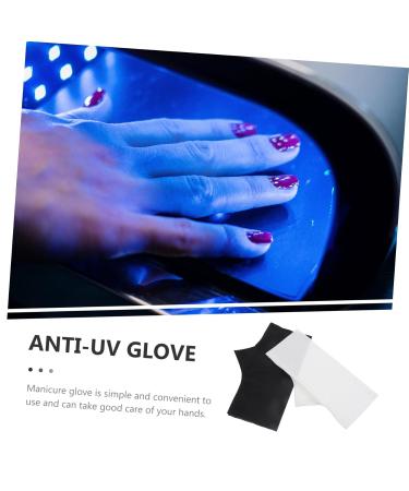 IWOWHERO 2 Pairs Gel Manicure Gloves Fingerless Nail Uv Gloves Nail Lamp Gloves Sunblock Gloves Nail Polish Gloves Gel Nail Lamp Uv Gloves Breathable Nylon Nail Supplies - Buy Online on GoSupps.com
