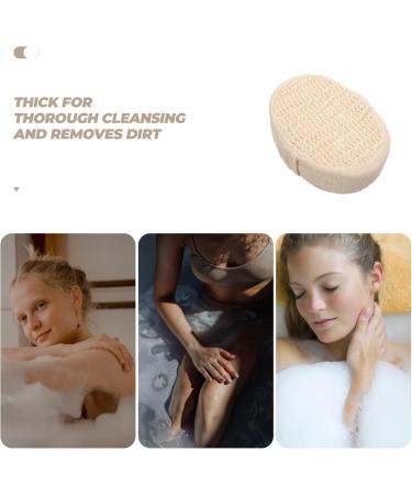 minkissy Cotton Linen Bath Towel Bath Scrubber Bathing Sponge Shower Brush Take a Bath Tub - Buy Online on GoSupps.com