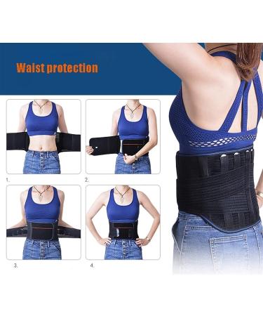 Buy Samnuerly Lumbar Support Belts for Men & Women - 5 Supportive Back Support Belts X-Large - All Seasons Sports Protection Heating Belts - Buy Online on GoSupps.com