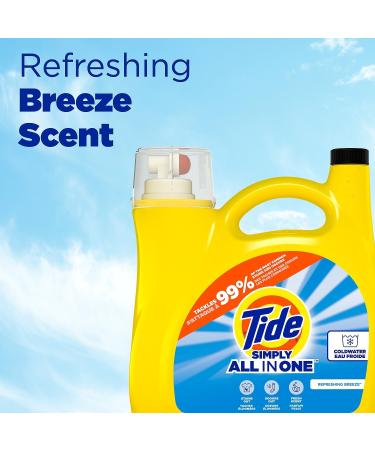 Procter & Gamble Simply Clean & Fresh Laundry Detergent - Breeze Scent 138 oz (2-Pack) | International Shipping Available - Buy Online on GoSupps.com