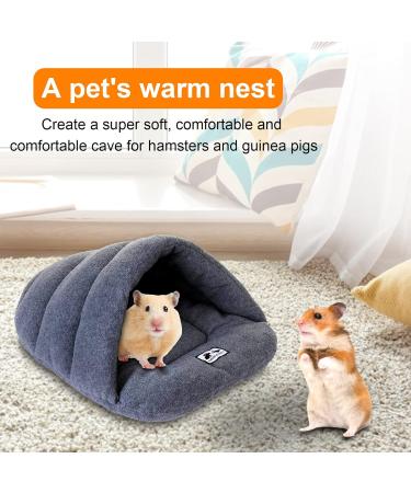 Jetisva Soft Fleece Guinea Pig Bed and Hideway Warm Hamster Bedding Rat Bedding House Small Animal Cave Bed Guinea Pig Sleeping Bag for Small Pet Chinchilla Ferret Squirrel Hedgehog Rabbit 11X15 Inch - Buy Online on GoSupps.com