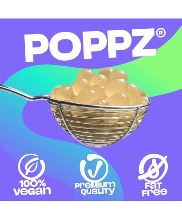 Poppz Lychee Popping Boba Fruit Pearls for Bubble Tea - 450g by Bubble Mania - Buy Online on GoSupps.com