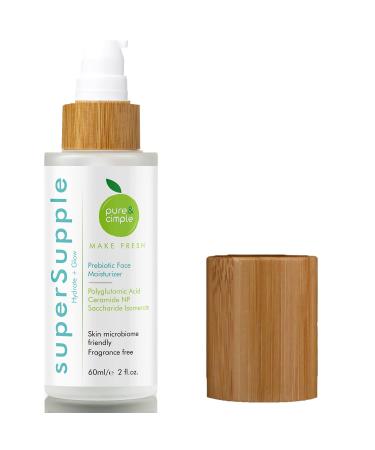 superSupple - Prebiotic Face moisturizer with Polyglutamic acid  Ceramide NP  repair skin barrier  balance and provide deep hydration  Prebiotic Face cream 60ml