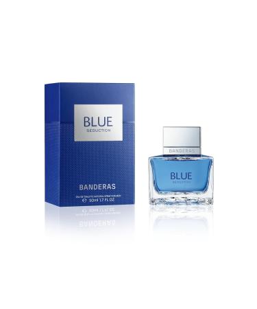 Banderas Antonio Perfumes - Blue Seduction - Eau de toilette for Men - Long Lasting - Fresh and Casual Fragance - Ideal for Day Wear - 1.7 Fl. Oz Citrus 1.7 Fl Oz (Pack of 1) - Buy Online on GoSupps.com