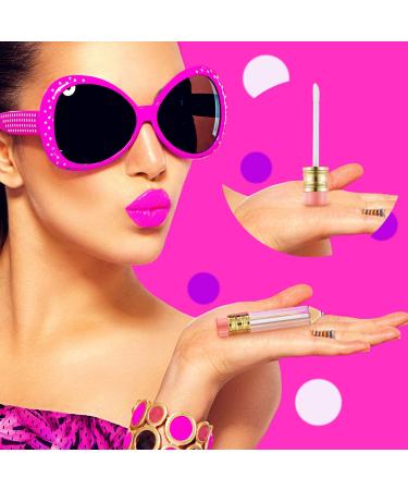 24 Pcs 5ml Empty Lip Gloss Tubes - Refillable Pencil Shaped Containers for DIY Cosmetics | Cute Lip Balm Bottles for Women and Girls - Buy Online on GoSupps.com