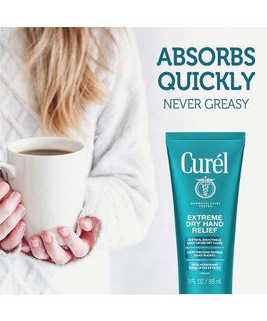 Curl Extreme Dry Hand Cream - Eucalyptus Extract, Travel Size 3 oz (Pack of 3) - Long-Lasting Relief for Dry Hands - Buy Online on GoSupps.com