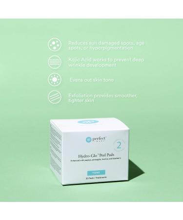 Hydro-Glo Peel Pads 40% with Lactic, Mandelic & Glutathione - Perfect Image - Buy Online on GoSupps.com