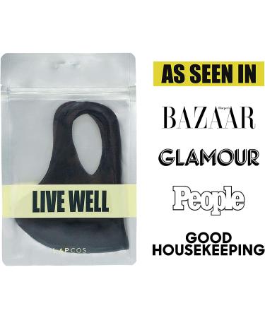 LAPCOS Breathable Face Mask - Washable & Reusable Cloth Mask (Black, Adult) - 3 Count Pack - Buy Online on GoSupps.com