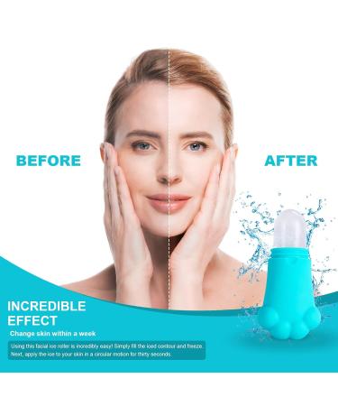 2 Pack Ice Face Rollers - Facial Ice Roller for Skin Care - Face Massage Tools for Tone Skin - Mother's Day Gift - Buy Online on GoSupps.com