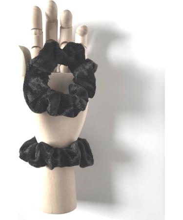 Velvet Scrunchies 6 Pieces. Small Sized 8 cm Across. Hair Scrunchie. Suit Child/Thin Hair Or If You Like A Lass Bulky Scrunchie. Black - Buy Online on GoSupps.com
