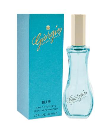GIORGIO BEVERLY HILLS Giorgio Blue Eau De Toilette Spray for Women 3.0 Ounce (GBH-BLU-F-00-090-02) - Buy Online on GoSupps.com