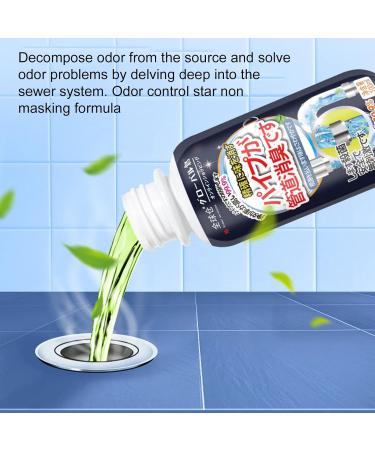 Sink Drain Cleaner - Powerful 100ml Tub Drain Cleaner | Bathroom Sink Drain Cleaner with Pleasant Fragrance for Kitchen Drain Tub Drain - Buy Online on GoSupps.com
