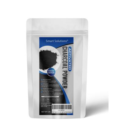 Smart Solutions Activated Charcoal Powder, 2 lb Bulk Food Grade Powder, Non-GMO, Vegan, No Fillers - 100% Pure Use for Teeth Whitening, Facial Masks, Detoxing…