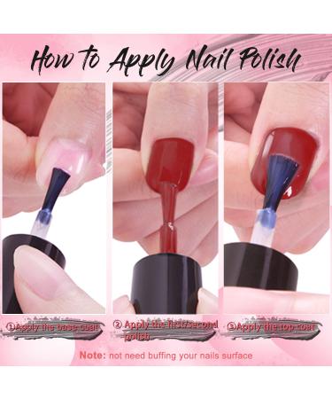 BONTIME Non-Toxic Water Based Nail Polish Set - Easy Peel Off, Quick Dry Formula for Women, Teens, Kids (6 Colors 0.27 fl oz) - Buy Online on GoSupps.com