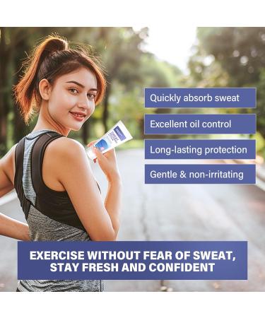 Face Antiperspirant Face Sweat Blocker for Facial Perspiration & Shine Suitable for Men & Women 60ml - Buy Online on GoSupps.com