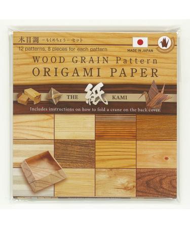 Kowa Product Origami With Wood Grain Patterns