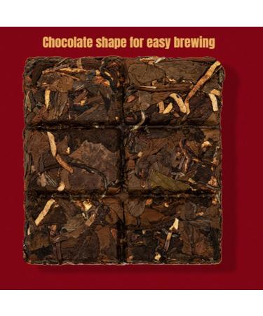 HQZM Premium Chenpi White Tea Shoumei Aged White Tea 180g 30g X 6 Small Boxes Smooth and Sweet Taste - Buy Online on GoSupps.com