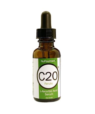 NuFountain C20 Ferulic HAND CRAFTED C20 L-Ascorbic Acid Serum. Made Fresh When Ordered