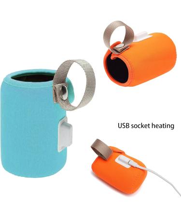Jiakalamo Portable Baby Bottle Insulation Cover USB Travel Heater - Blue - Buy Online on GoSupps.com