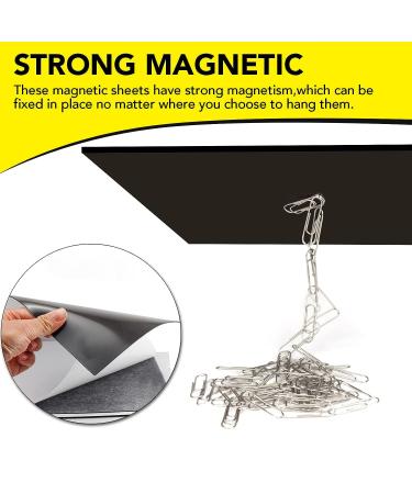 DIYMAG Magnetic Adhesive Sheets 4 x 6 10 Pack - Cuttable & Flexible Magnet Sheets for Crafts and Photos | Easy Peel and Stick Adhesive | 4 x 6 - 10 Pack - Buy Online on GoSupps.com