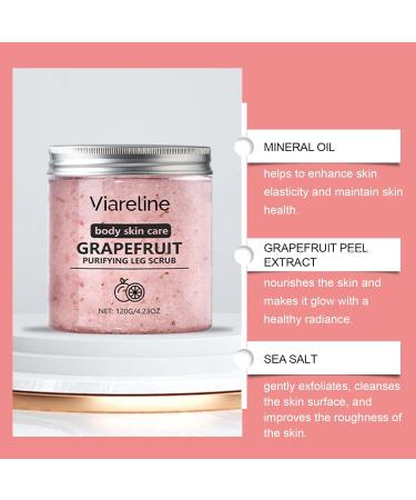 1 Pcs Grapefruit-Scented Sea Salt Body Scrub: Gently Exfoliates and Moisturises The Skin For Daily Care.Moisturizing and Exfoliating Body Face Hand Foot Scrub - Buy Online on GoSupps.com