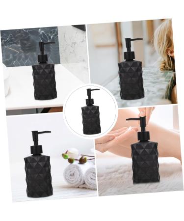 Premium Healvian Glass Hand Disinfection Bottle - Refillable Pump Dispenser for Soap & Liquid - European Style Travel Container - Buy Online on GoSupps.com