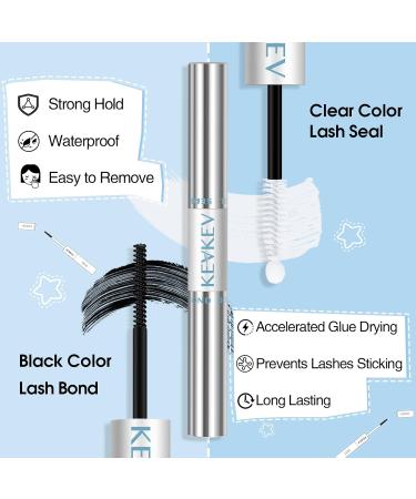 KevKev Lash Tools Kit - Complete Lash Cluster Set with Bond Seal Remover Tweezers & Brush | Perfect for Eyelash Extensions - Buy Online on GoSupps.com