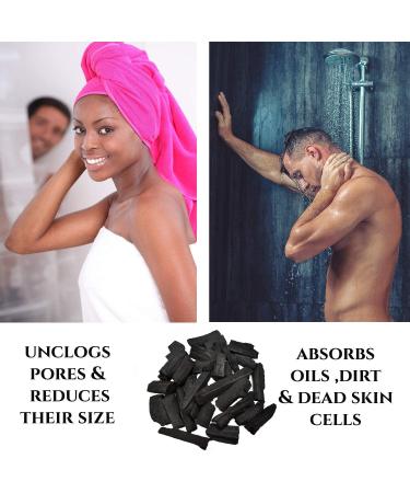 Lavender Charcoal Soap Bar - Organic Exfoliating Cleanser for Face & Body | Gentle for All Skin Types - Men, Women & Teens | Ideal Shaving Soap & Gift Idea - Buy Online on GoSupps.com