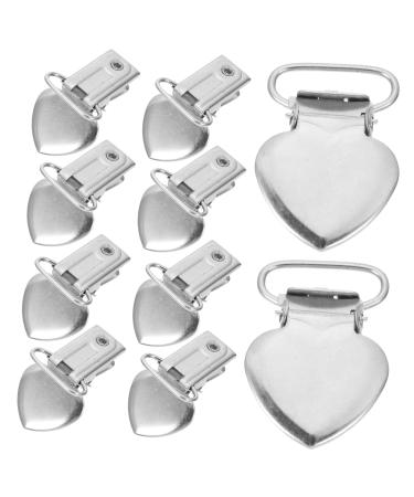 Exceart 60 Peach Heart Duck Cable Clips - Ideal for Pacifiers Trousers Braces & Cushion Holders - Perfect for Newborns & More! - Buy Online on GoSupps.com